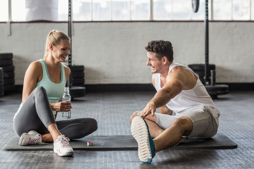 Couple trying one of the many ways to practice self-care.