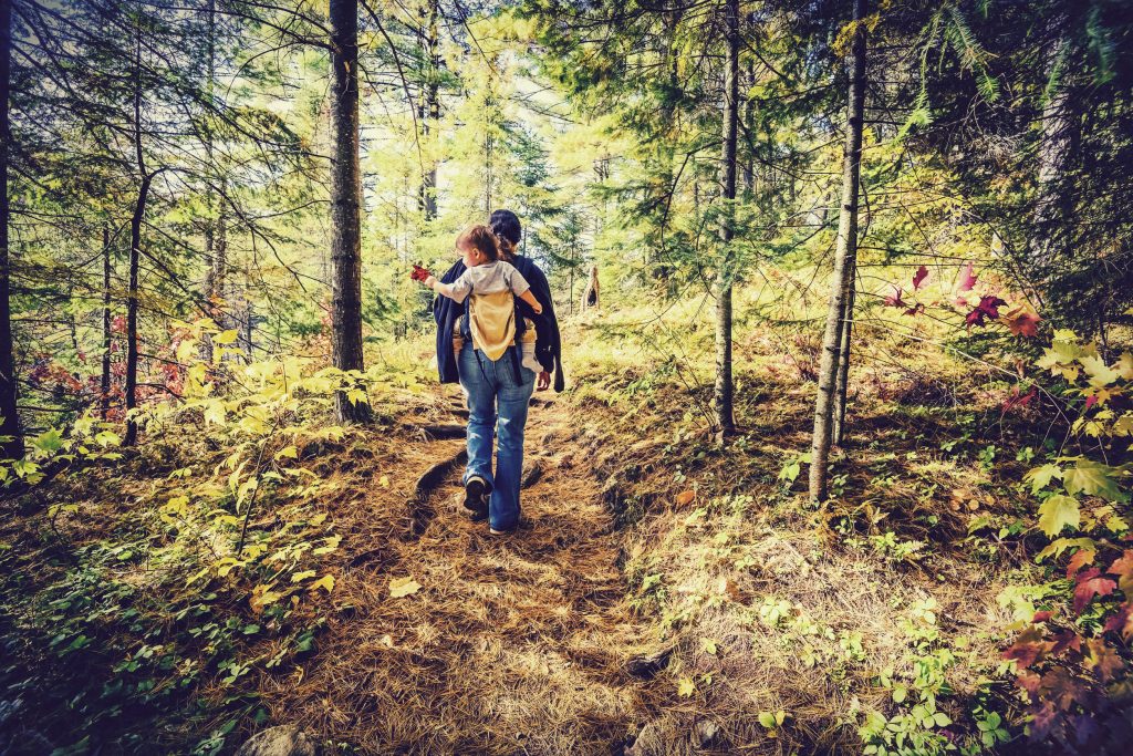 Couple enjoying new ways to exercise in the fall.