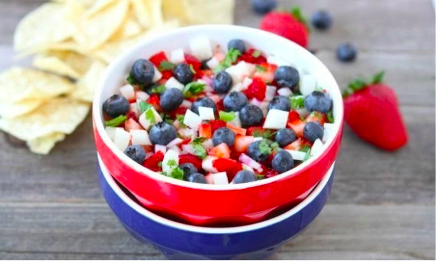 Blueberry, Strawberry, & Jicama Salsa